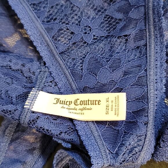 BRAND NEW JUICY COUTURE 5PK DESIGN LACE THONG PANTIE  INTIMATES SETS - Picture 15 of 16